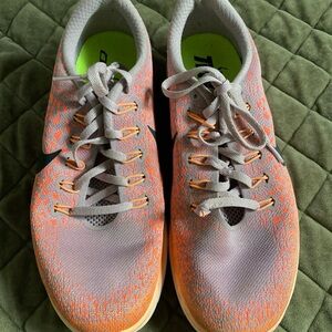 Nike Orange and Purple Athletic Sneakers